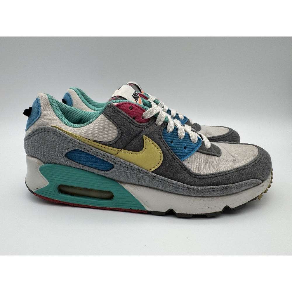 Nike Air Max 90 Men's Size 8 Air Sprung Iron Grey Sneakers Lace-up Shoes